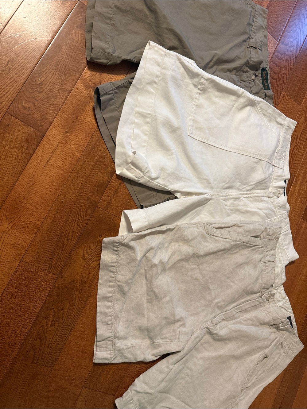 3 pair size 34 men’s shorts- polo,BR,timberland